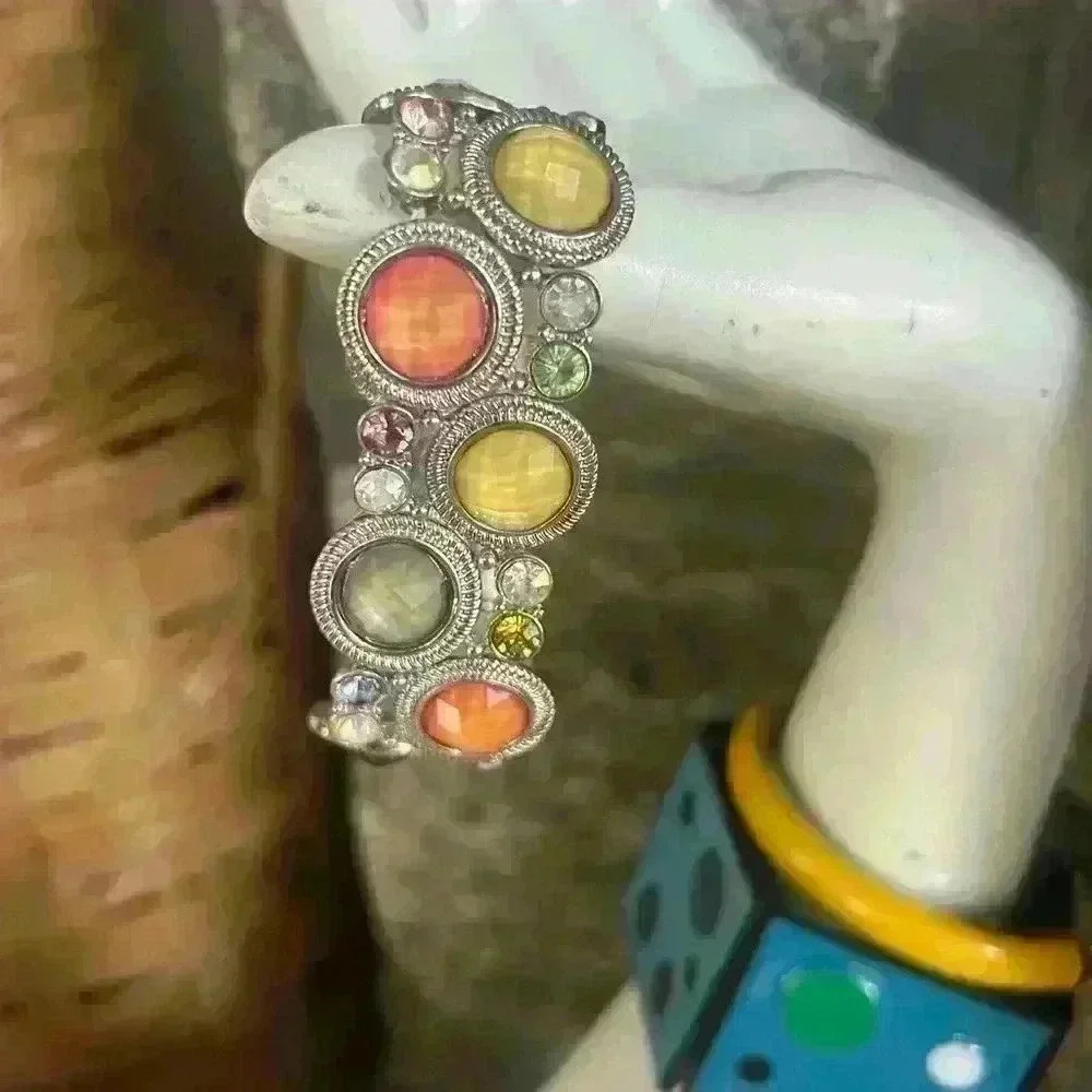 🏖️ Summer Jewelry SALE! Elastic gem bracelet - Picture 4 of 6